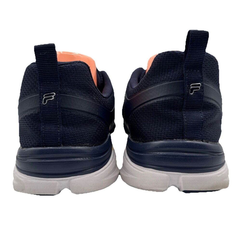 FILA Men's Running Shoes Navy Blue Grey Sneakers EUC Size 10 1RM00103-420 - Picture 5 of 9
